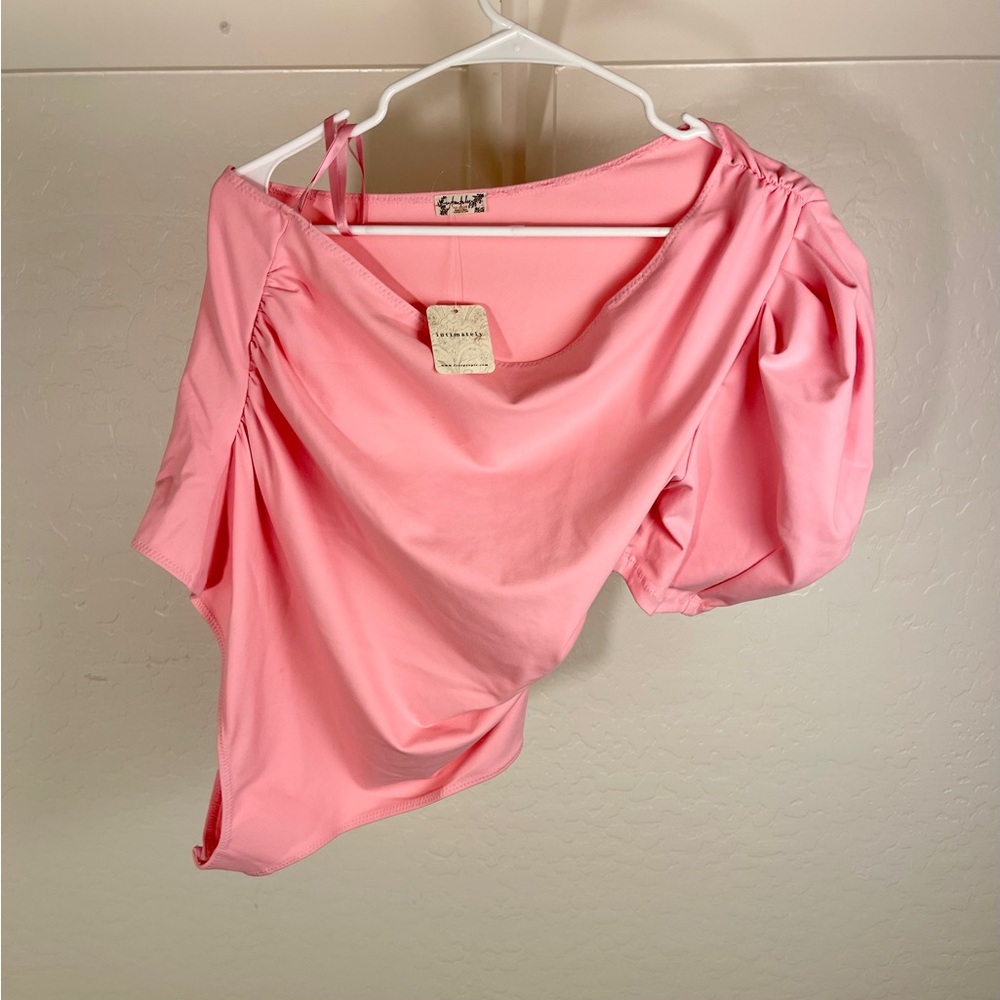 Free People Intimately Womens Somethin Bout You One Shoulder Bodysuit